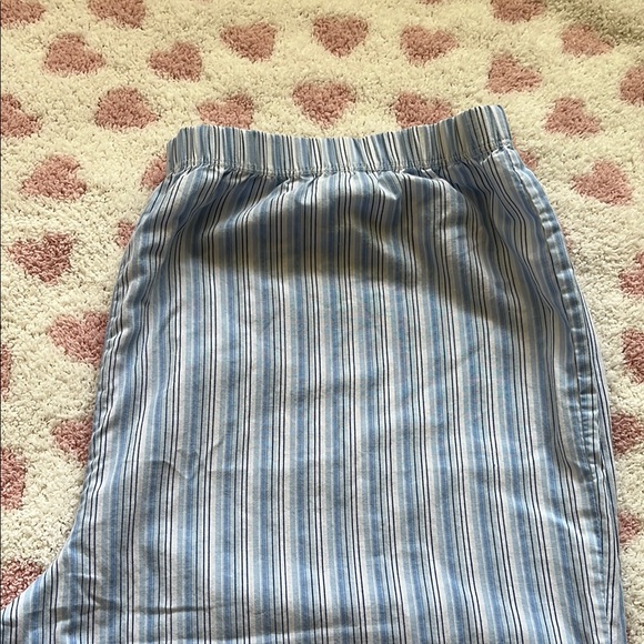 Secret Treasures Blue Striped Pajama Set - Picture 12 of 13